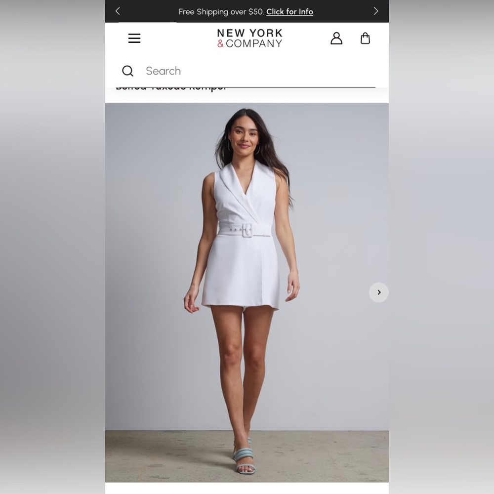 Brand new New York & Company romper